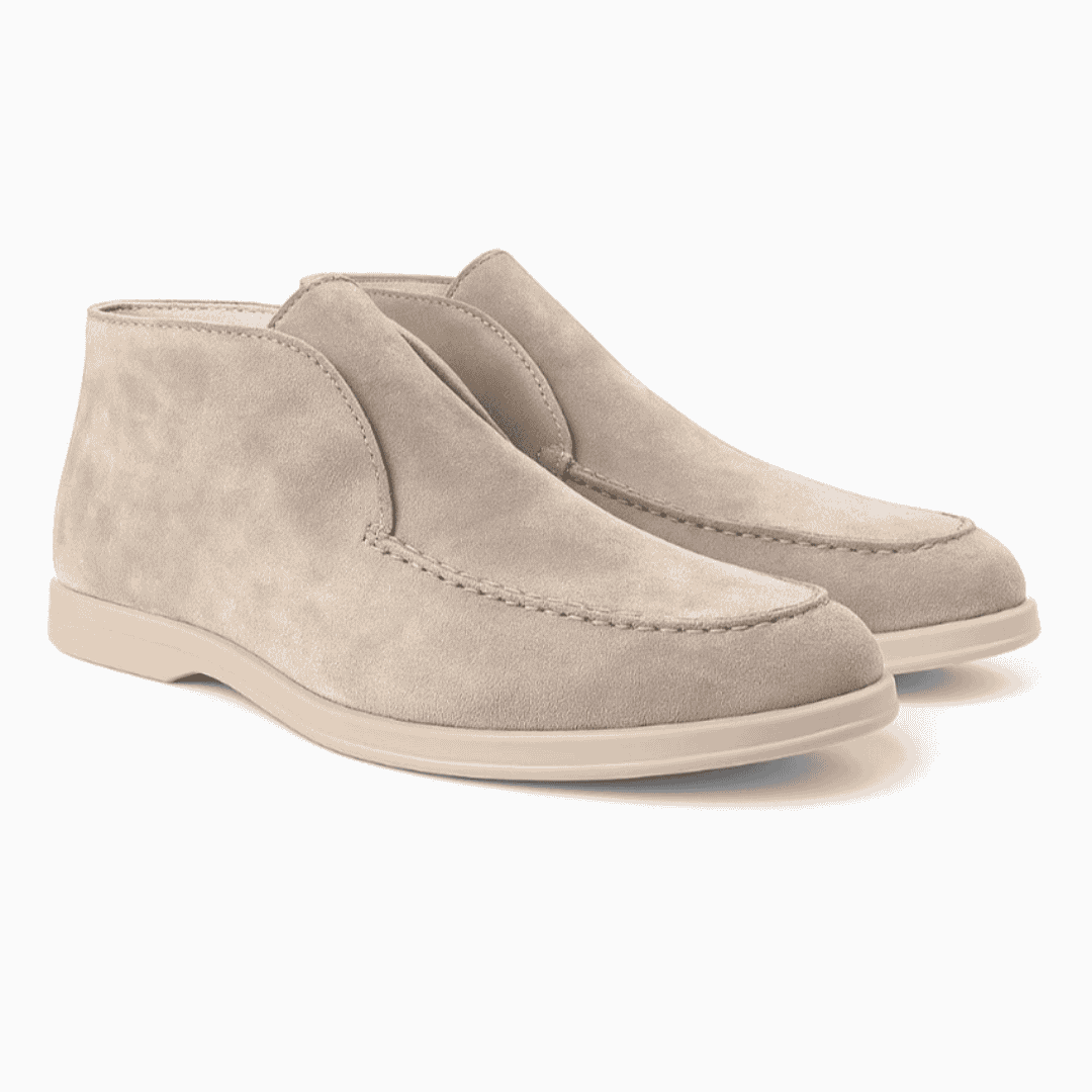 Derada | Hoge Suede Loafers - Derada Fashion