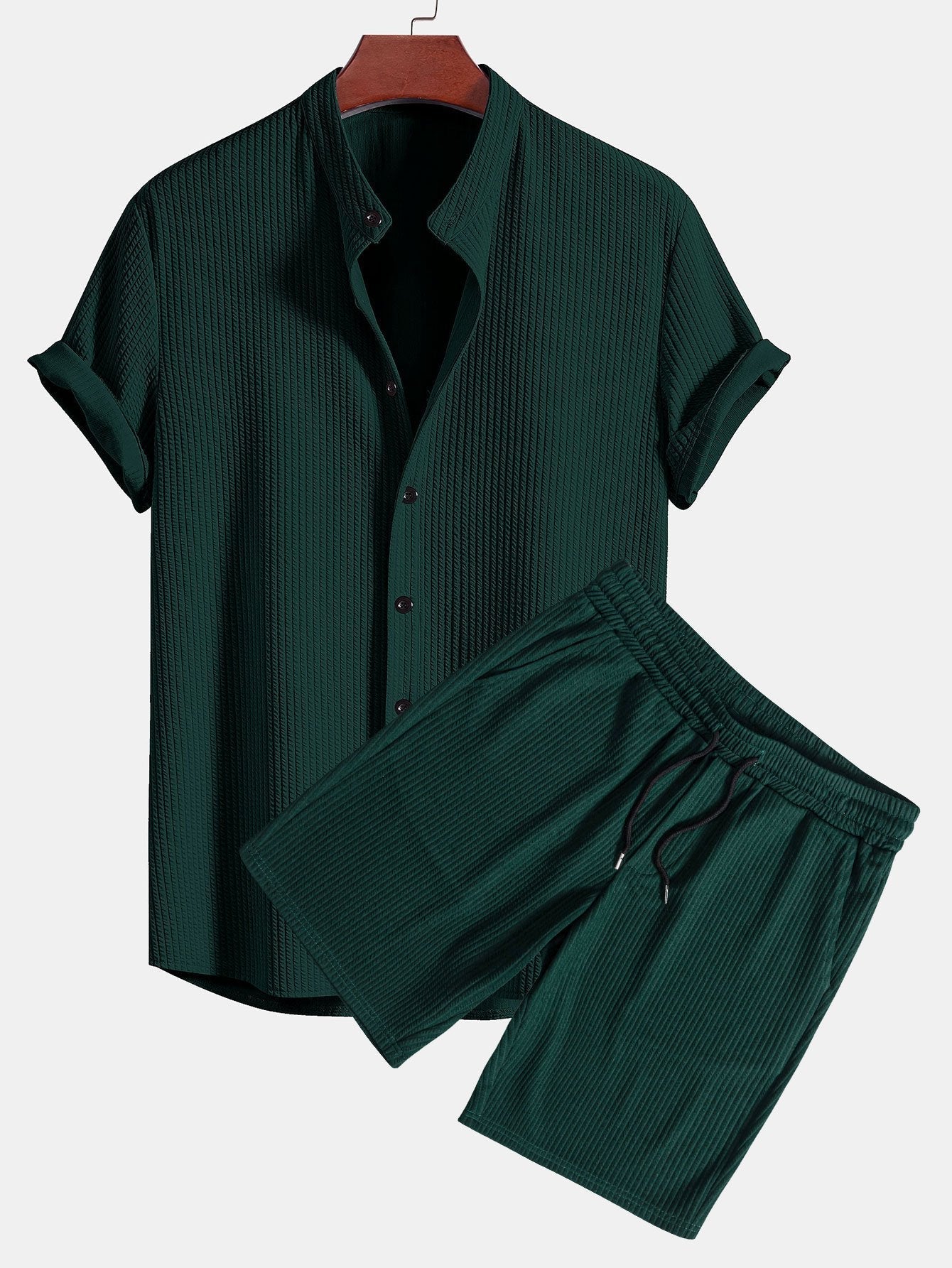 Derada | Strakke Geribbelde Set - Derada Fashion