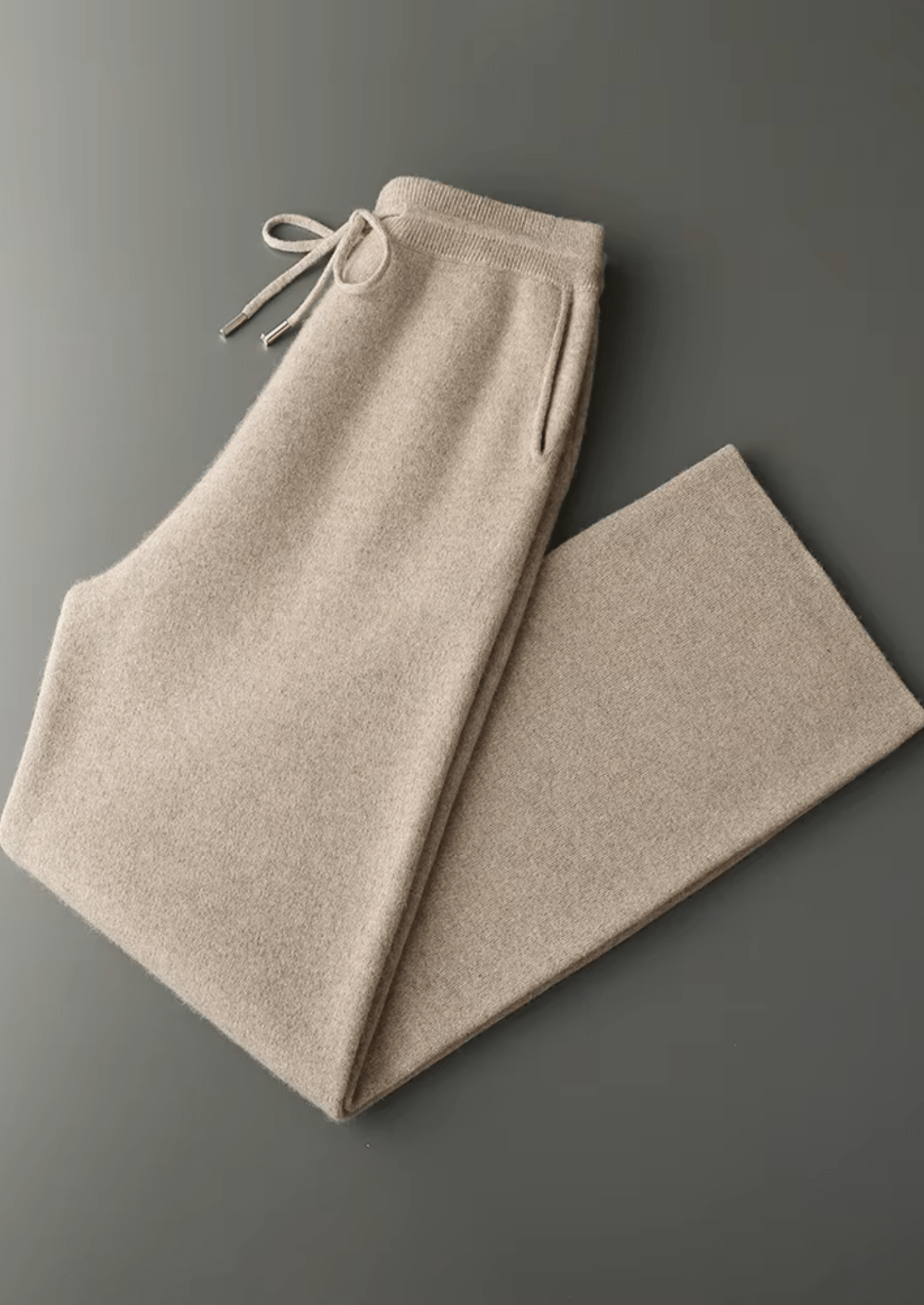 PREMIUM CASHMERE RELAXED TROUSERS - Derada