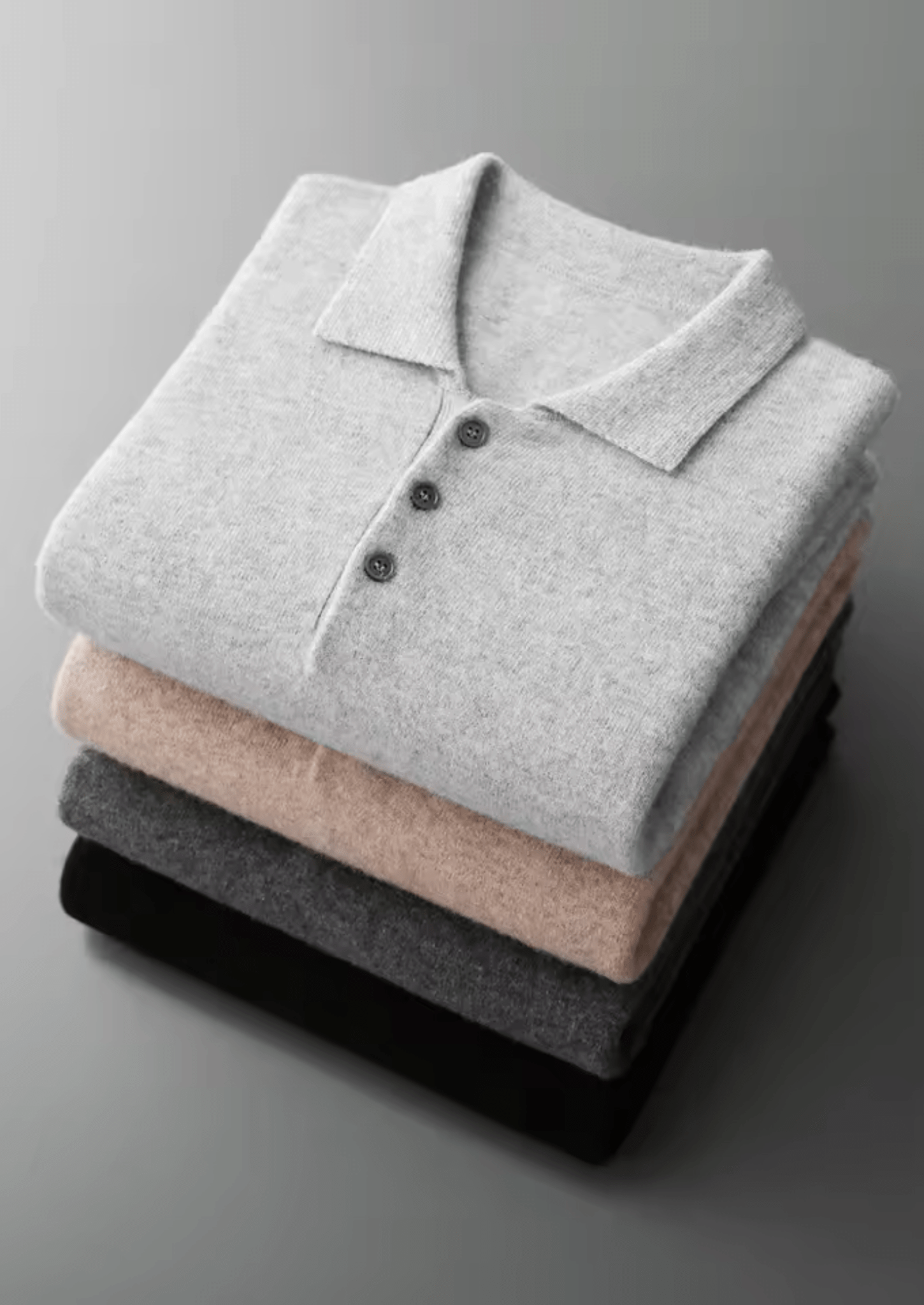 PURE EXTRA - FINE MERINO WOOL CLASSIC SWEATER POLO - Derada