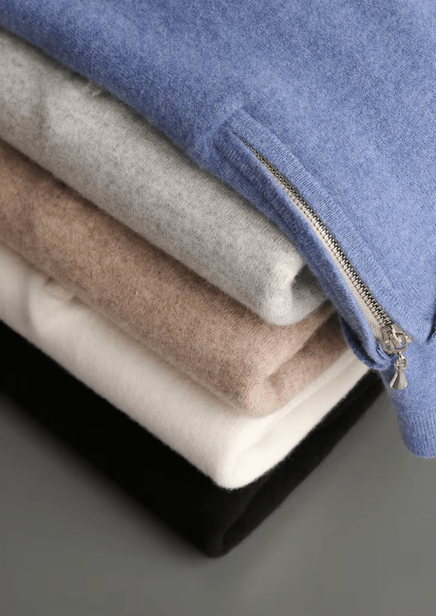 PURE EXTRA - FINE MERINO WOOL HALF ZIP POLO - Derada