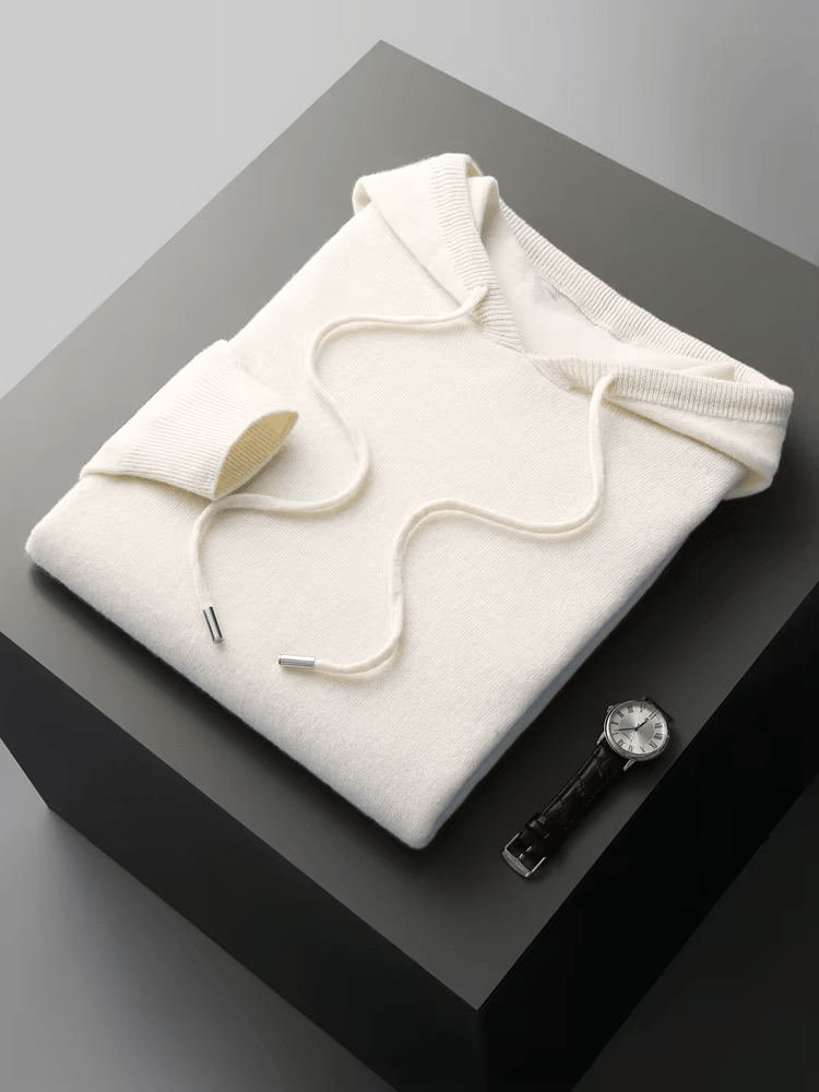 PURE EXTRA - FINE MERINO WOOL LEISURE HOODIE - Derada