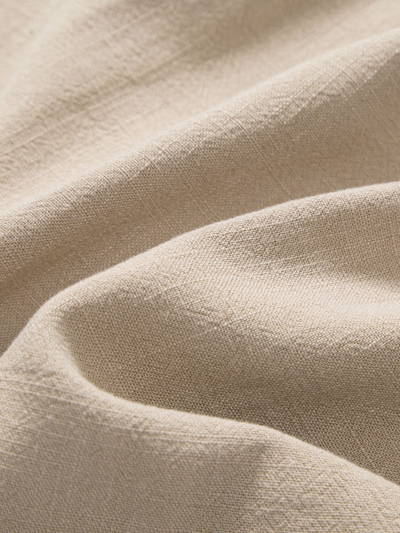 Derada | Linnen Blend Standkraag Shirt - Derada Fashion