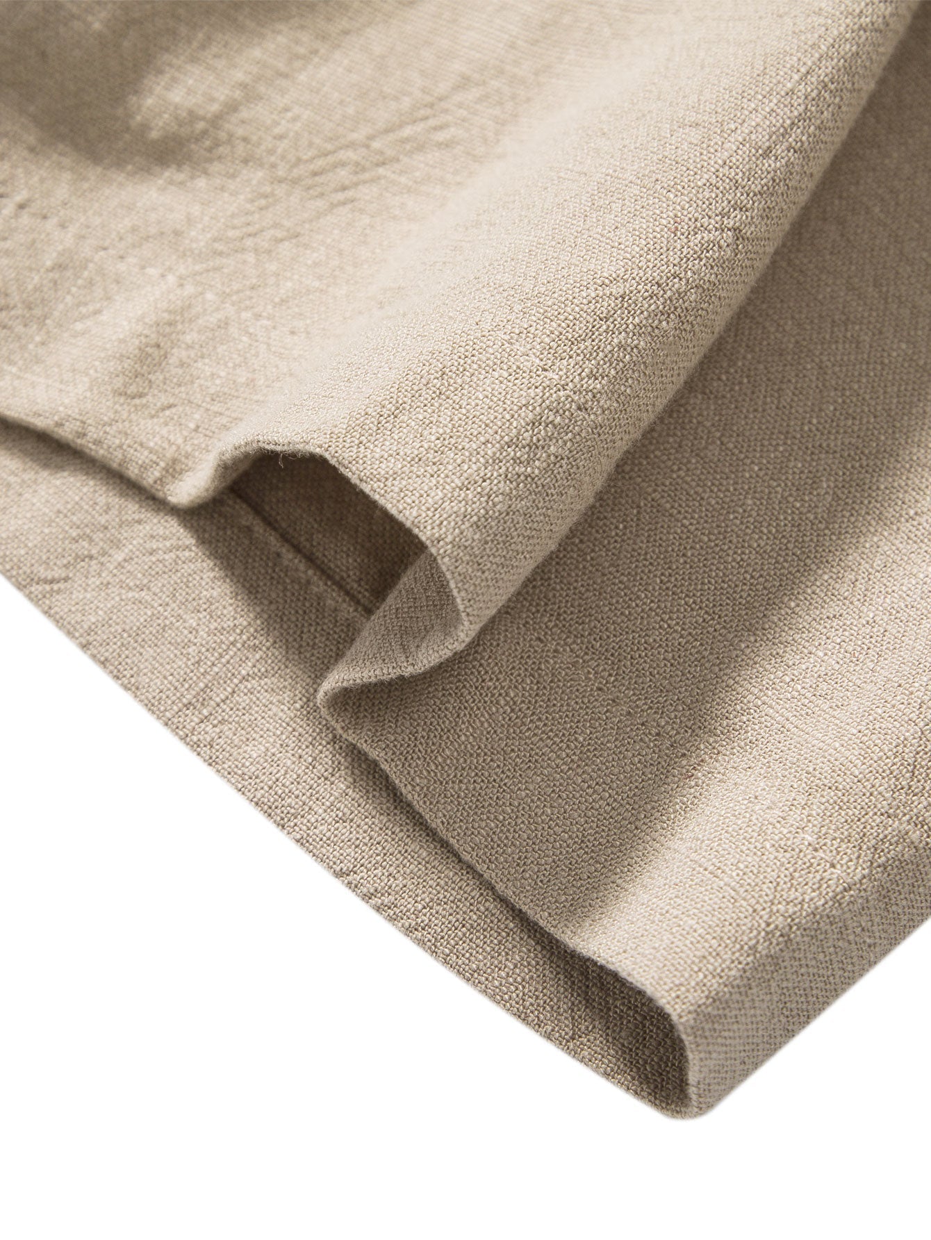 Derada | Linnen Blend Standkraag Shirt - Derada Fashion