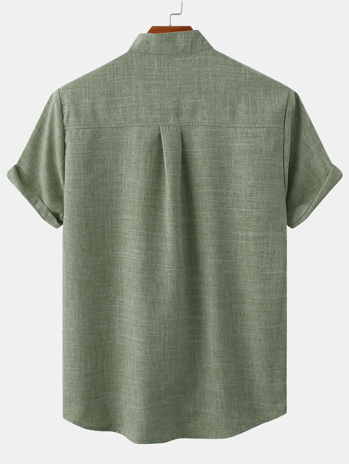 Derada | Staande Kraag Zakshirt - Derada Fashion