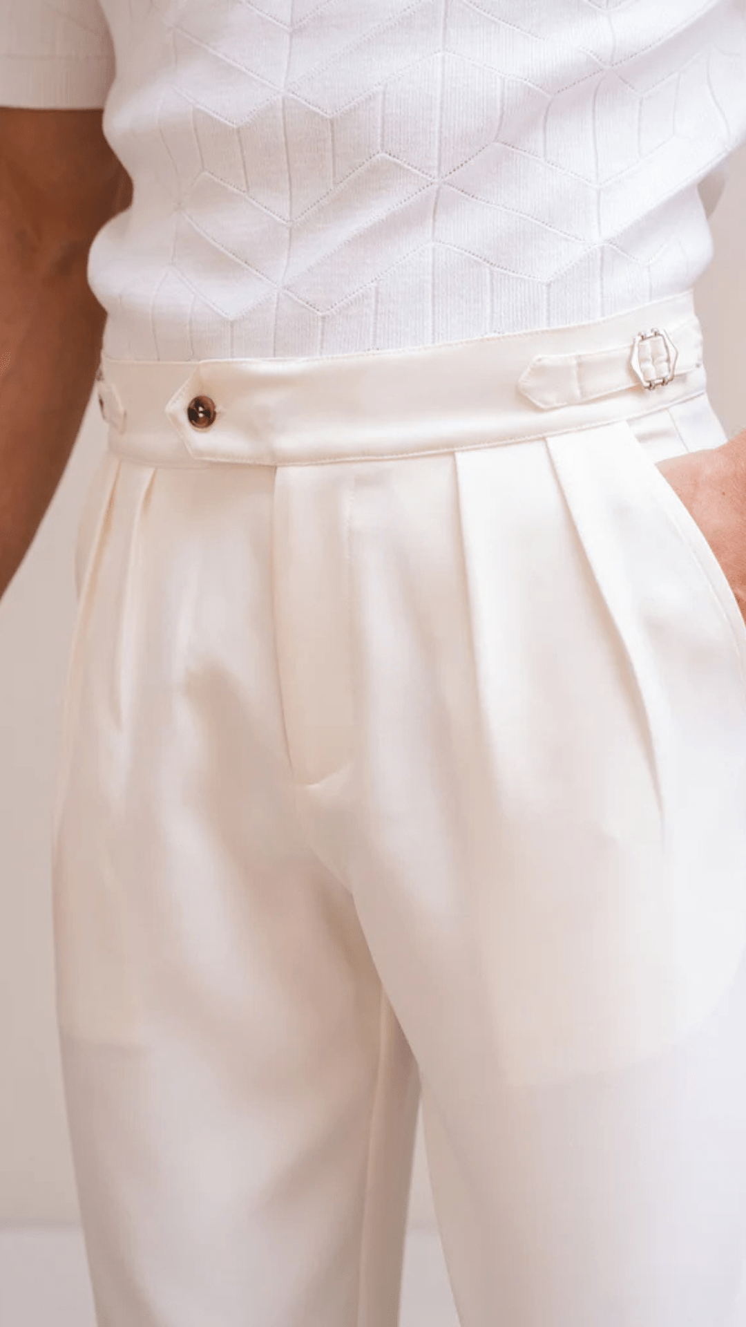 Oxford Geplooide Broek - Derada