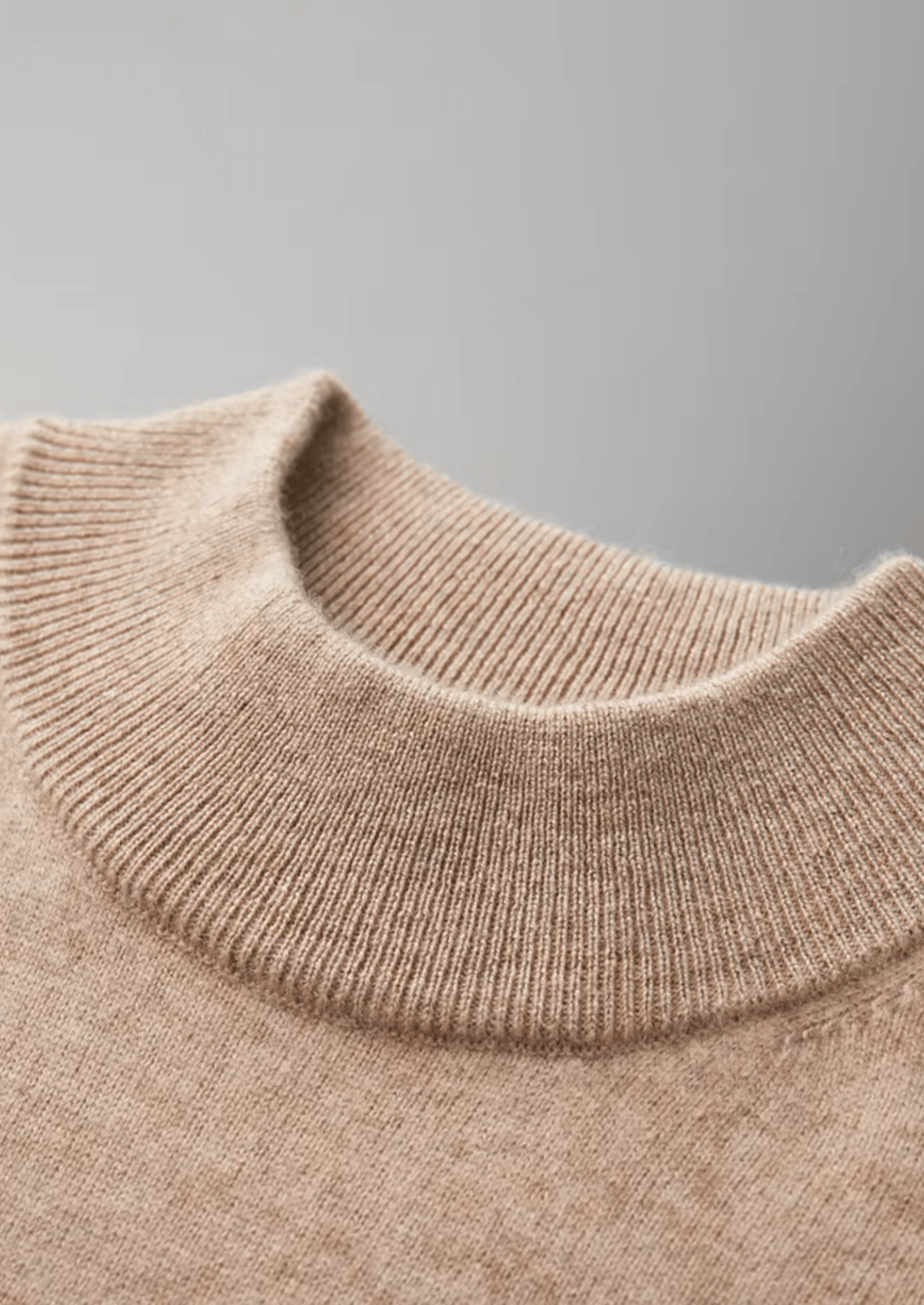 PREMIUM CASHMERE MOCK NECK T - SHIRT - Derada