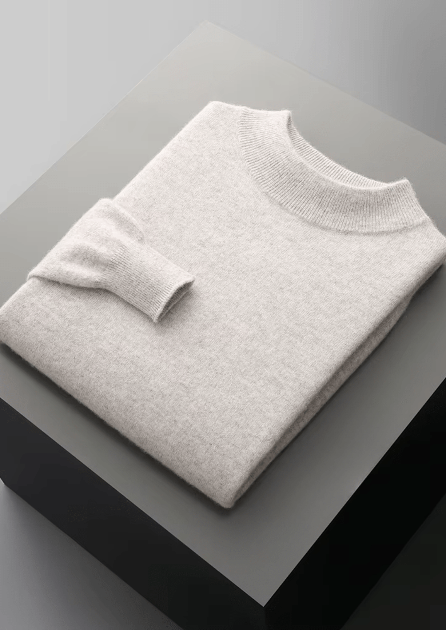 PURE EXTRA - FINE MERINO WOOL CLASSIC MOCKNECK - Derada