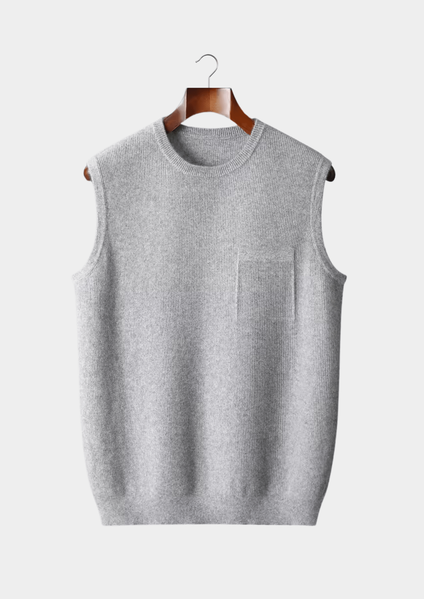 PURE EXTRA - FINE MERINO WOOL CREWNECK VEST - Derada