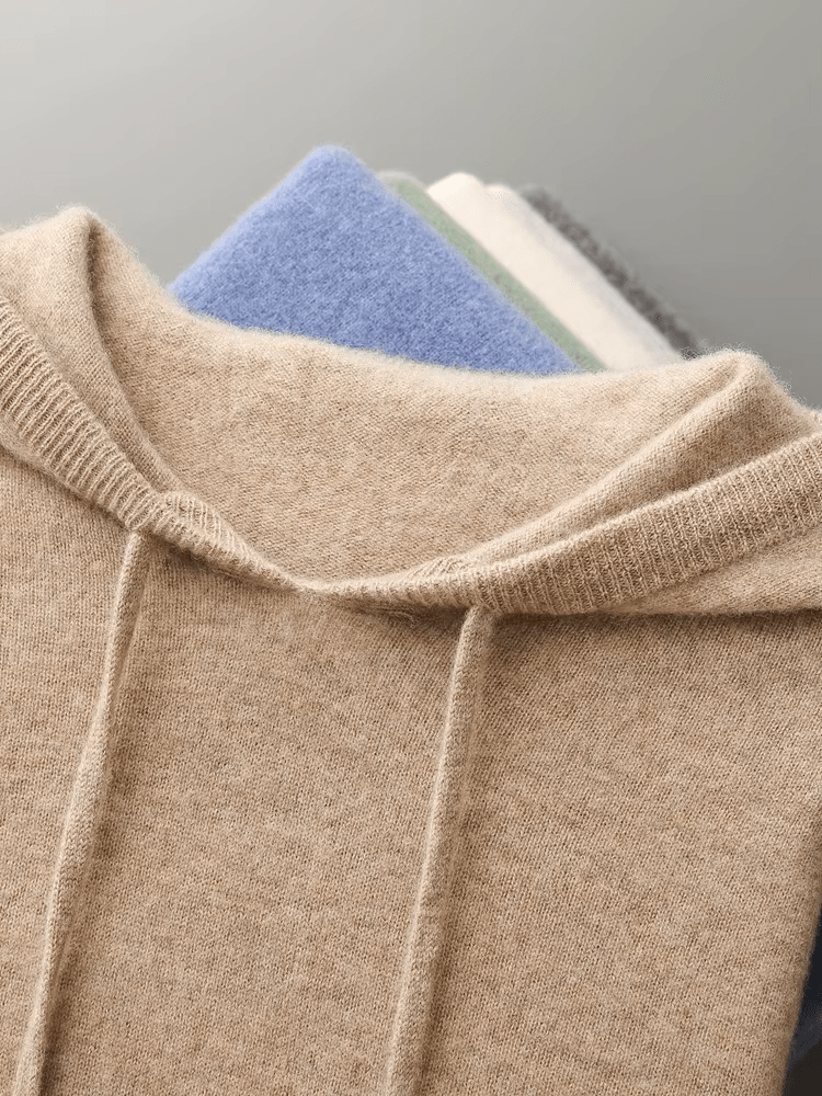PURE EXTRA - FINE MERINO WOOL LEISURE HOODIE - Derada